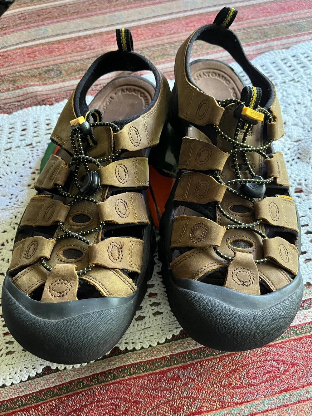 Keen Newport leather bison Brown sandal